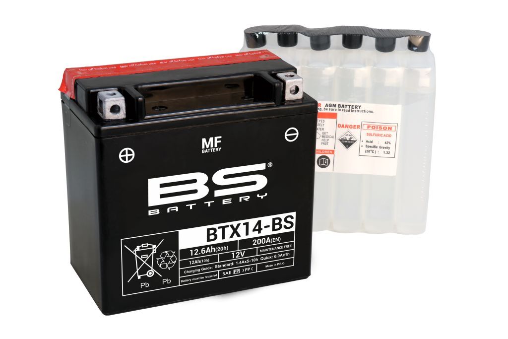 Bs-BatteryBtx14-BsАккумулятор(Ytx14-Bs)