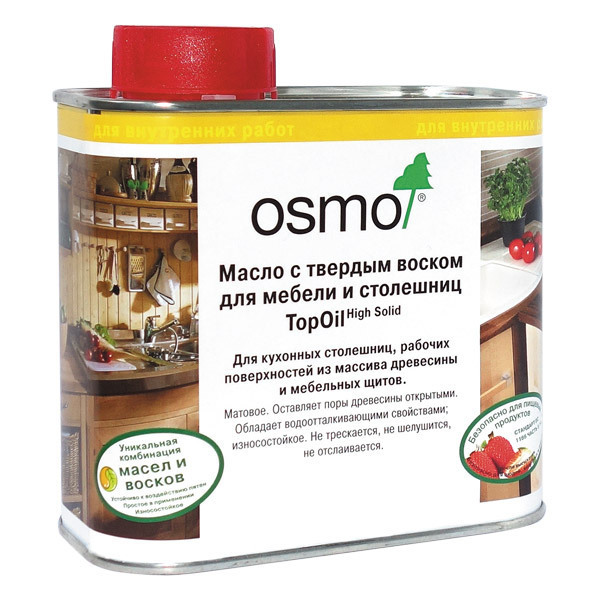 Osmo масло с твердым воском для мебели и столешниц