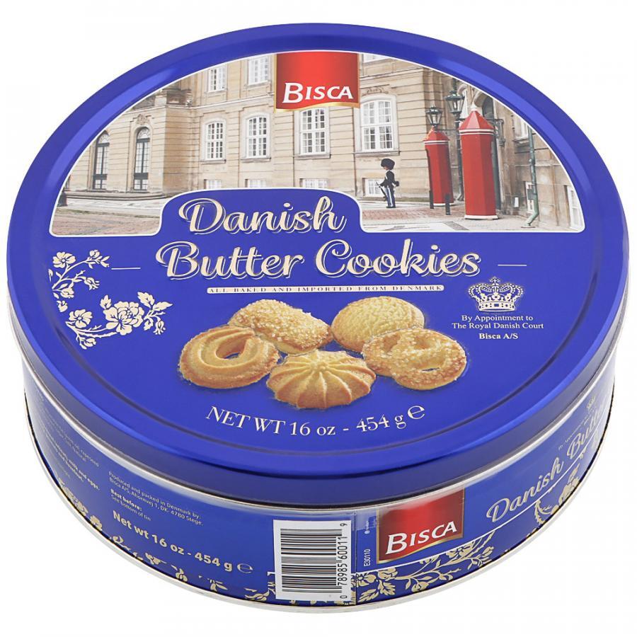 Печенье сдобное Bisca "Danish Butter Cookies", 454 г 7 сливочного