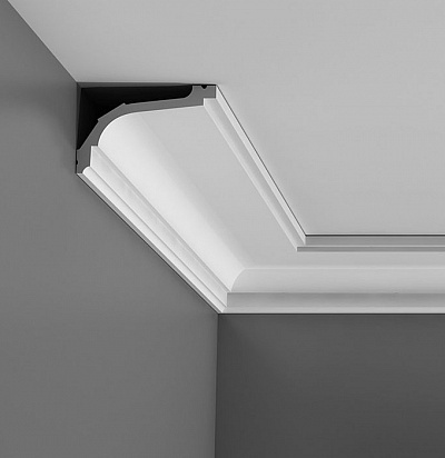 Карниз потолочный C220 76x116 полиуетановый под покраску