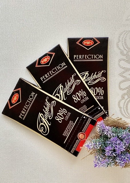 Шоколад Rakhat Рахат 80% (Dark chocolate тёмный шоколад) — купить в ...