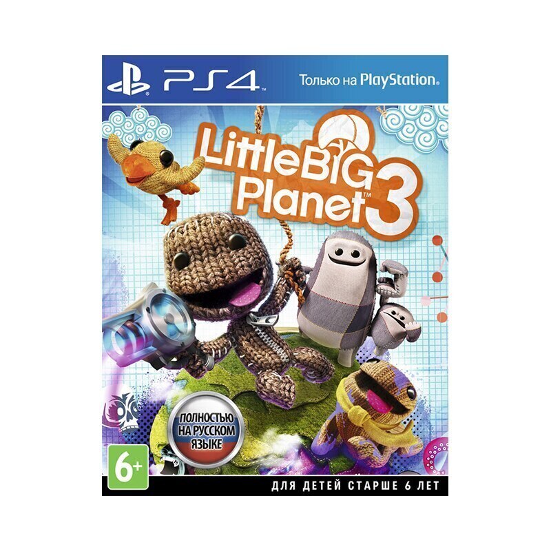 Игра для Sony PS4 LittleBigPlanet 3, русская версия - купить в Корпорации  Центр по низкой цене, отзывы