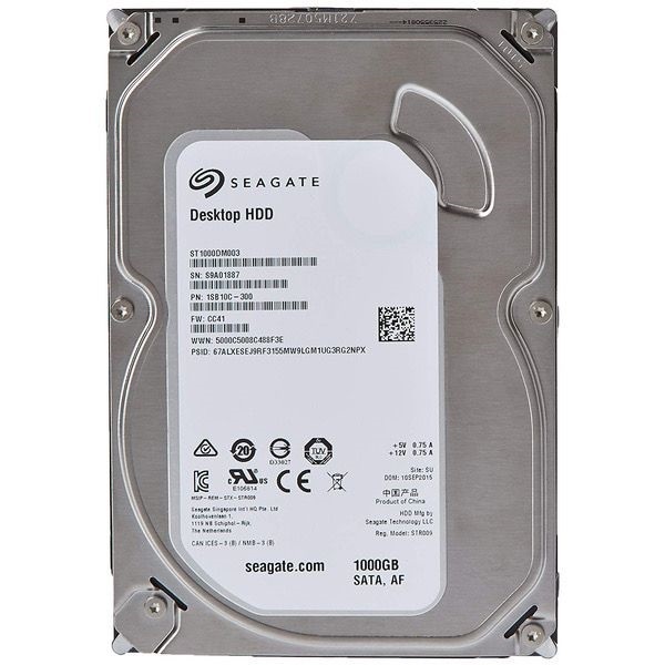 Seagate1ТБВнутреннийжесткийдиск(ST1000DM003)