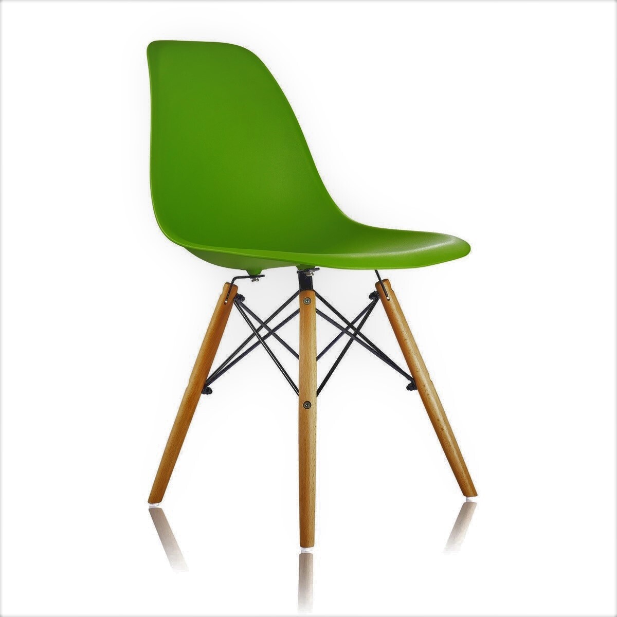 стул eames dsw зеленый