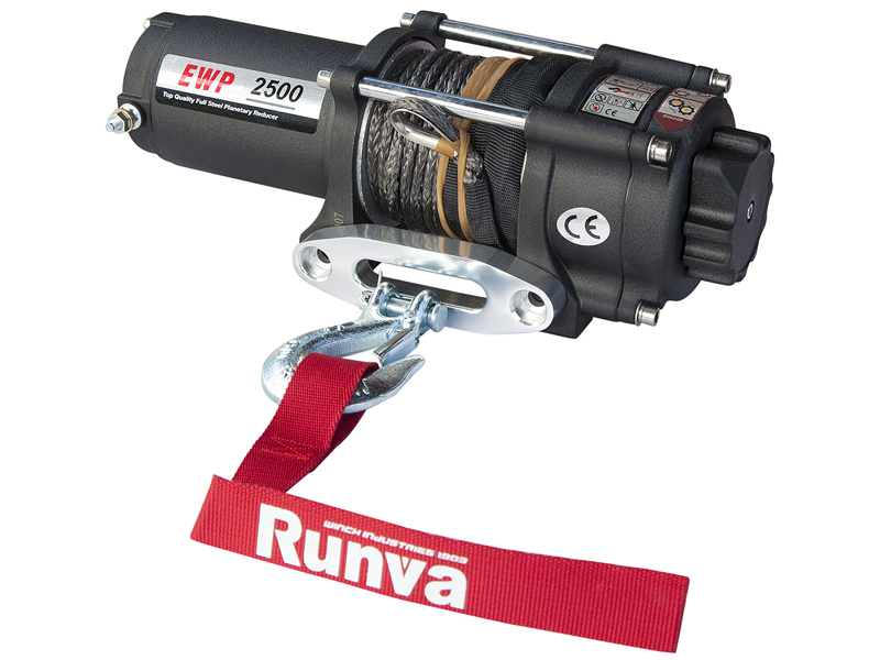 Лебедка Runva EWP 2500 A SR, 1134 кг, 12V, синтетический трос