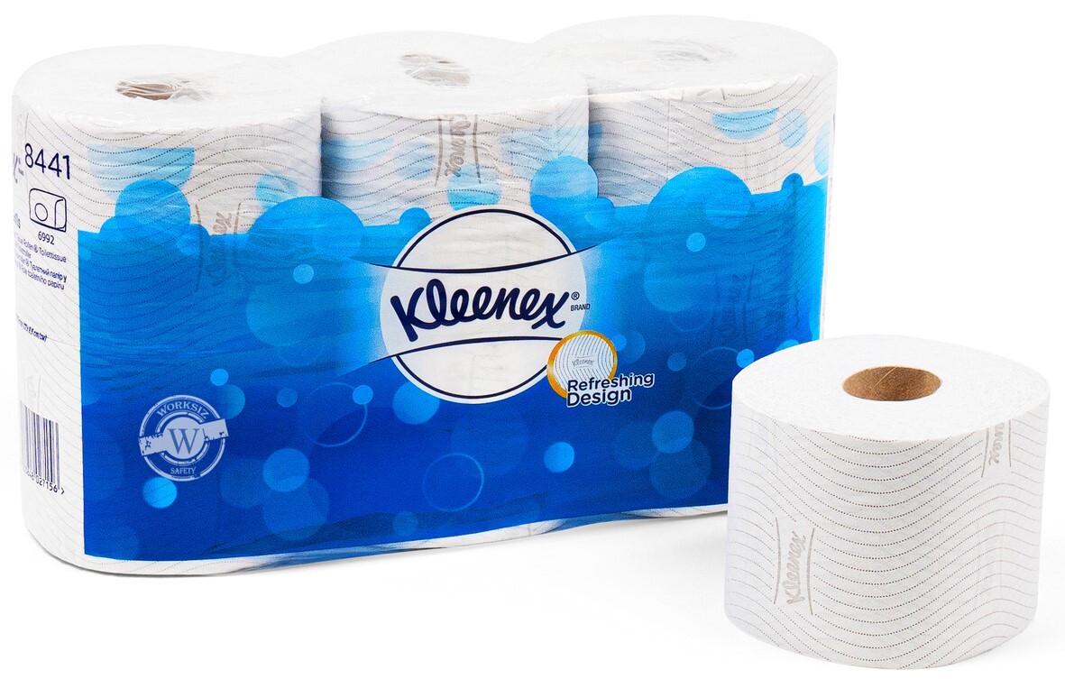 Характеристики Туалетная бумага Kleenex 8441 двухслойная, 1 упаковка ...
