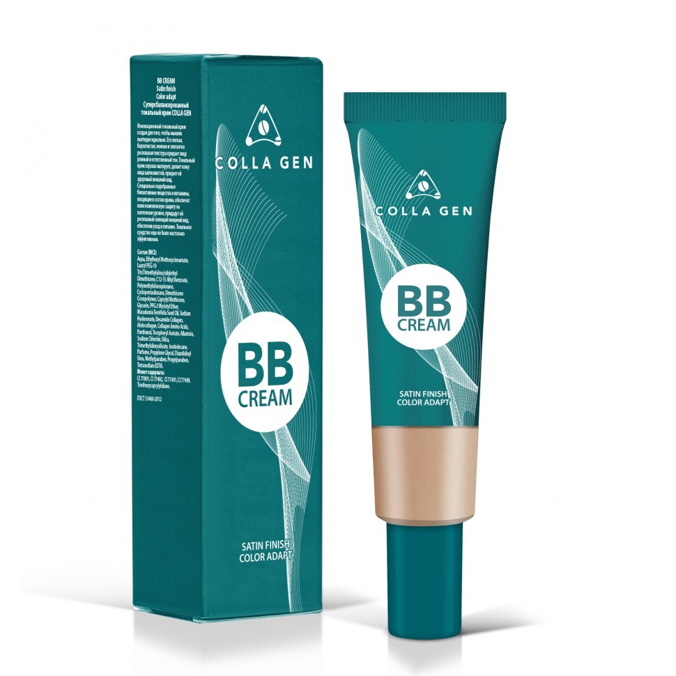 BB CREAM Суперсбалансированный тональный крем 30 мл. (1 - СЛОНОВАЯ КОСТЬ) COLLA GEN