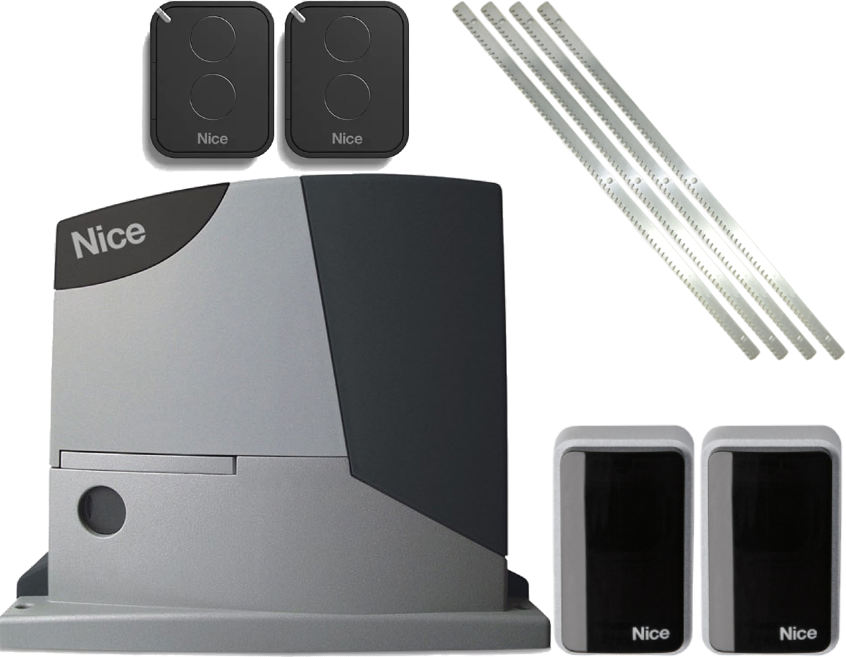 Автоматика для откатных ворот Nice RD 400 KIT (привод, 2 пульта ...