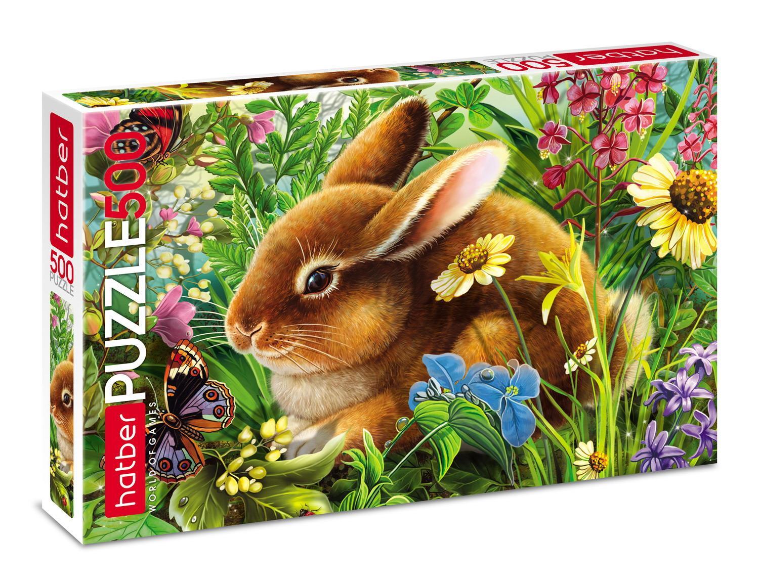 Hatber puzzle. Пазл 500 деталей Hatber. Пазлы Хатбер 500 элементов. Пазлы 500 штук. Пазл "кролики".