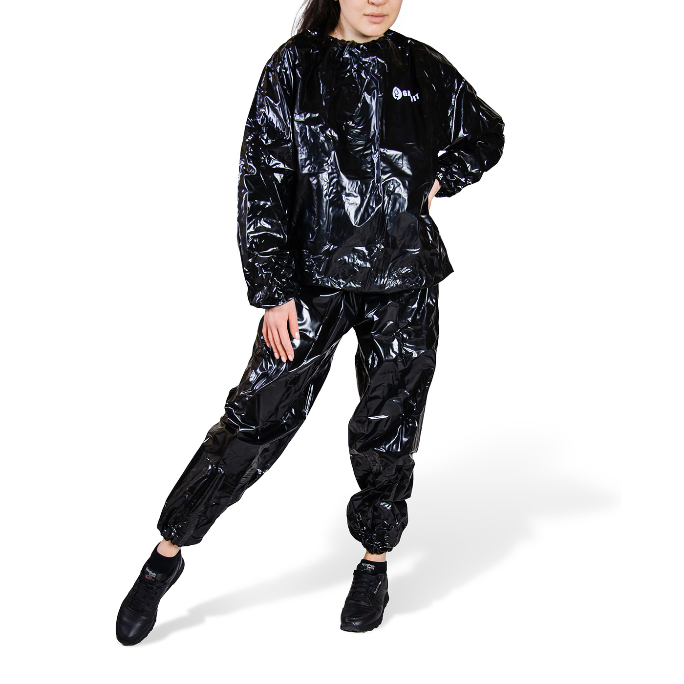 Костюм-сауна Galafit Сверхпрочный ПВХ (толщина 0,15 мм) , черный, XXL ...