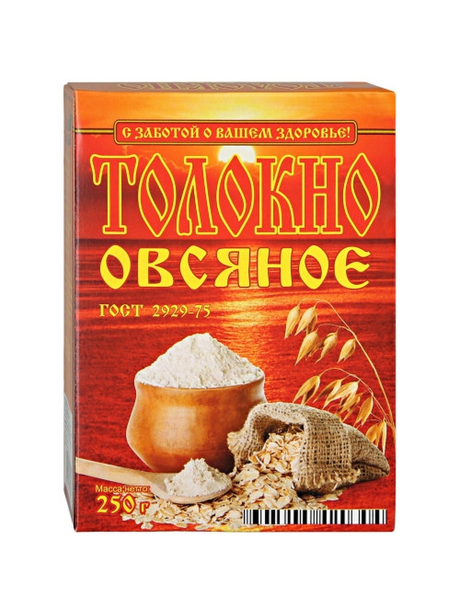 Толокно овсяное, 250 гр