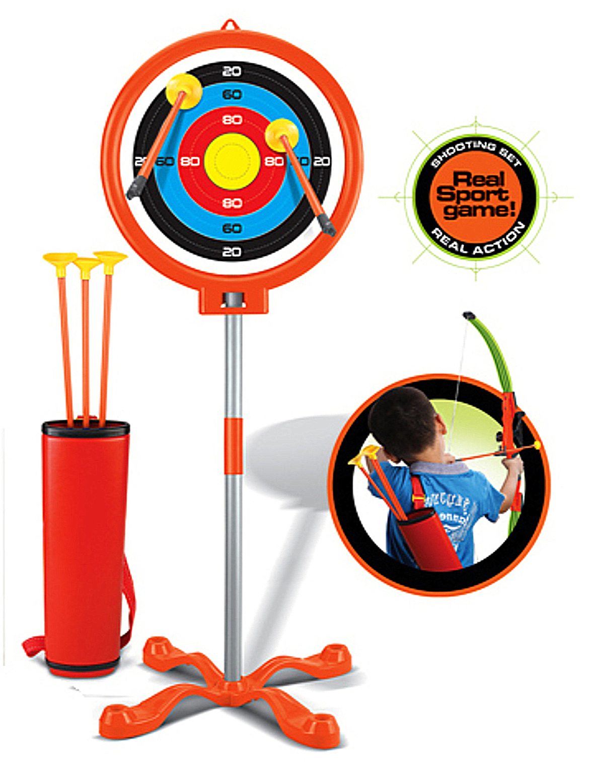 Игровой набор/лук/стрелы/развивающий меткость/ловкость/внимательность ...