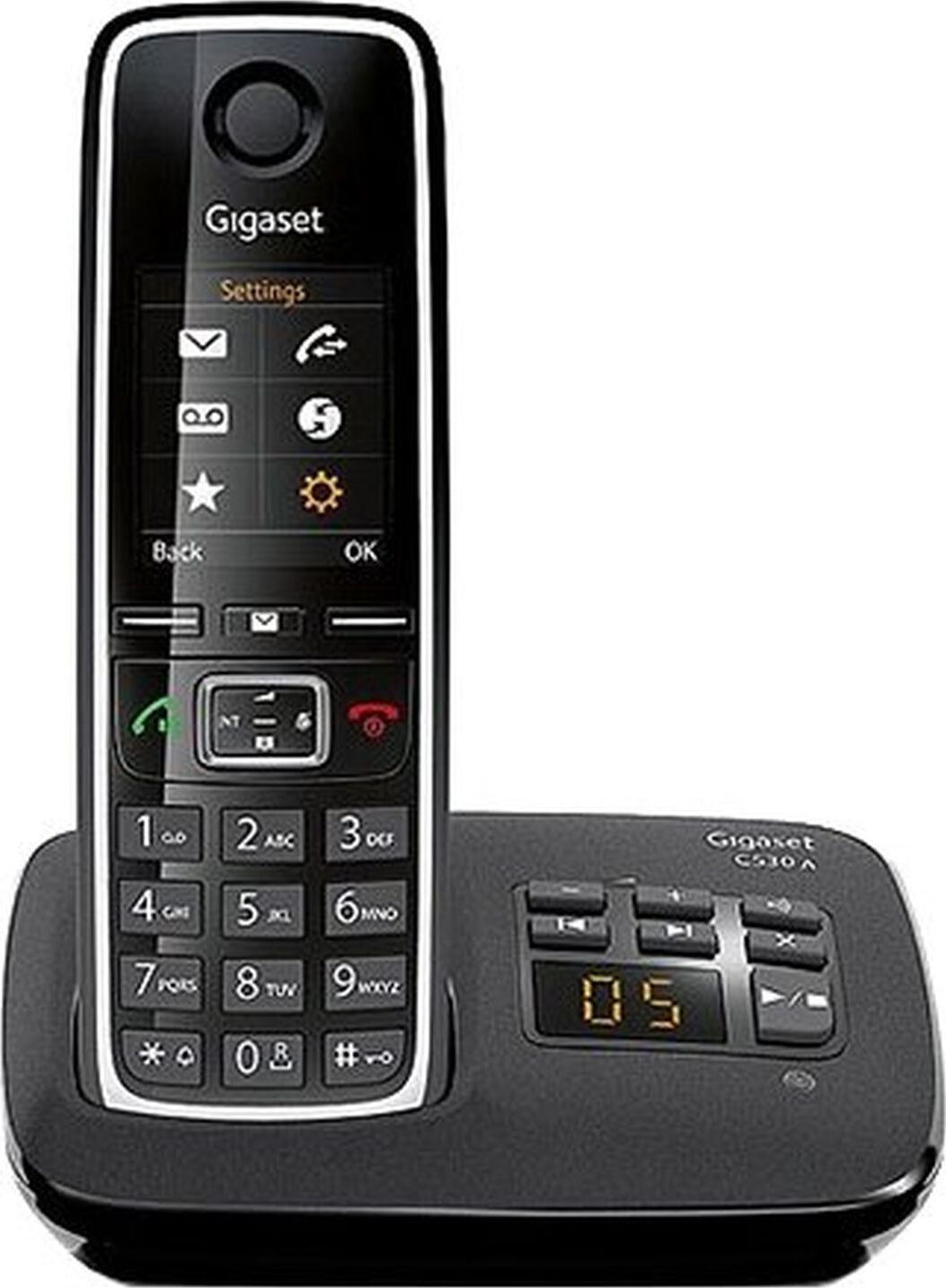 IP/Dect телефон Gigaset C530A IP RUS Black — купить в интернет-магазине ...