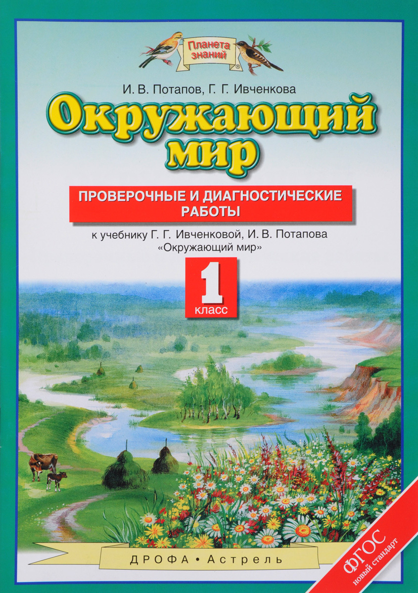 Потапов И.В., Ивченкова Г.Г. Окружающий мир 1 класс. Проверочные и  диагностические работы. Планета Знаний. - купить с доставкой по выгодным  ценам в интернет-магазине OZON (481917568)