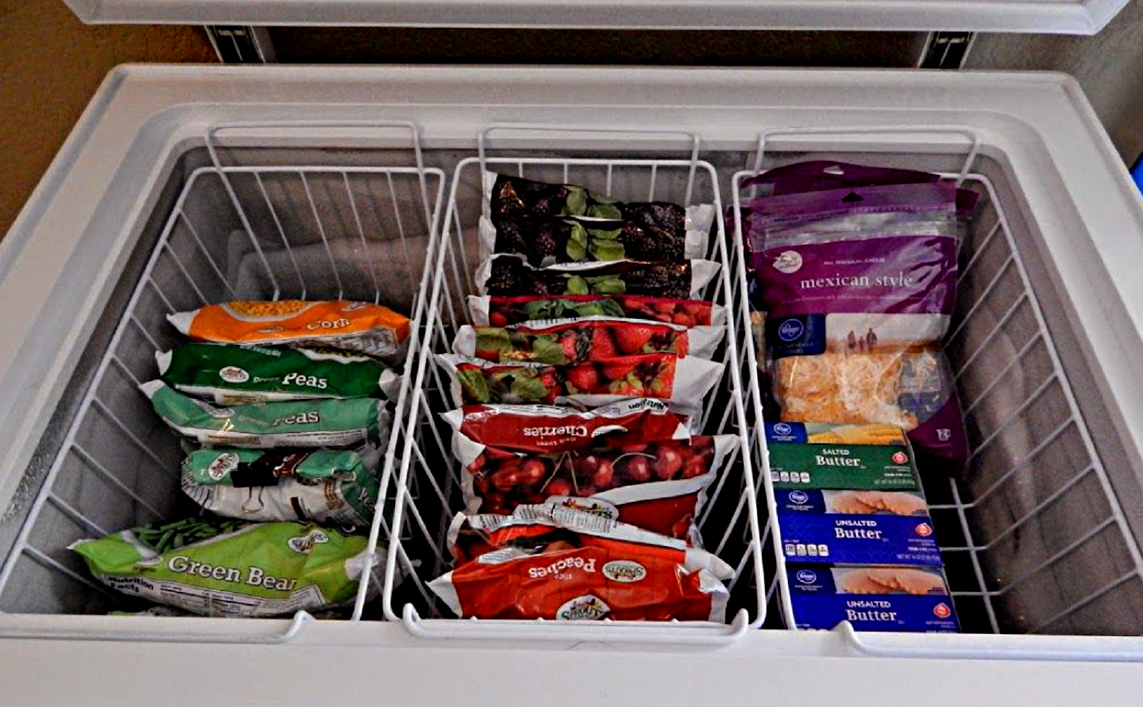Организация хранения продуктов в морозилке