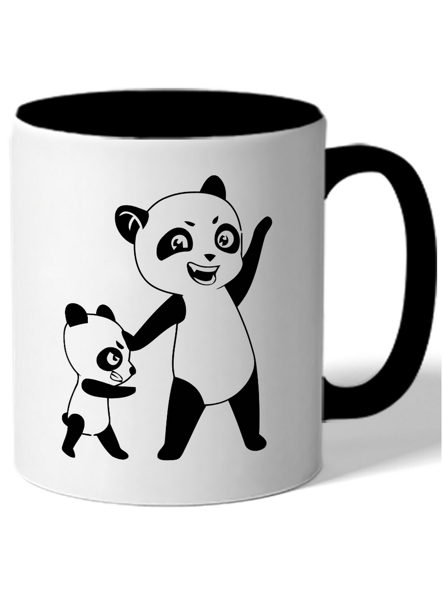 Кружка две панды