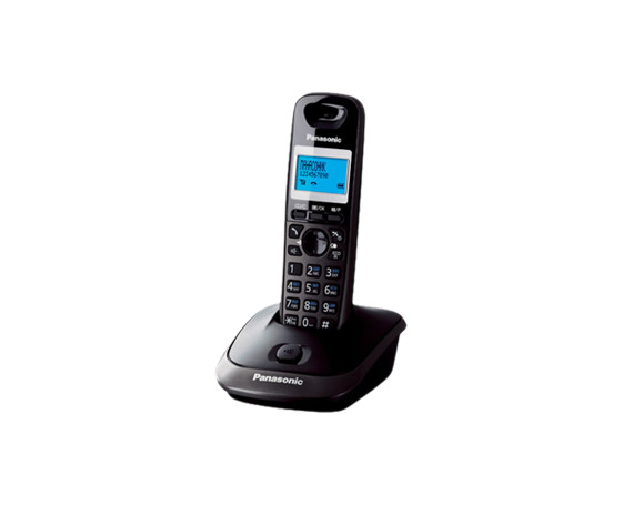 Радиотелефон DECT Panasonic KX-TG2511RUT темный металлик