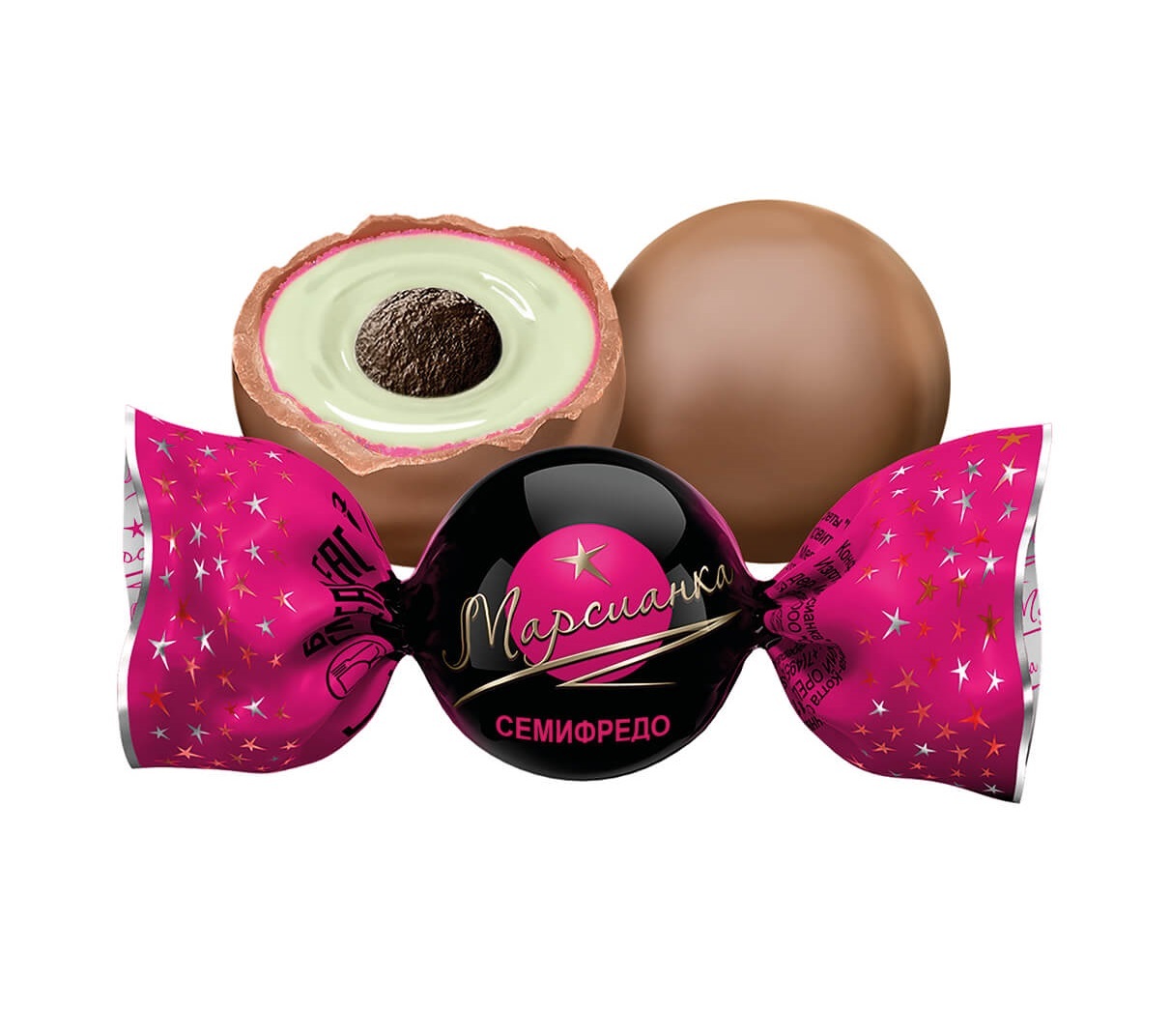 Конфеты Pink Truffle сладкий орешек