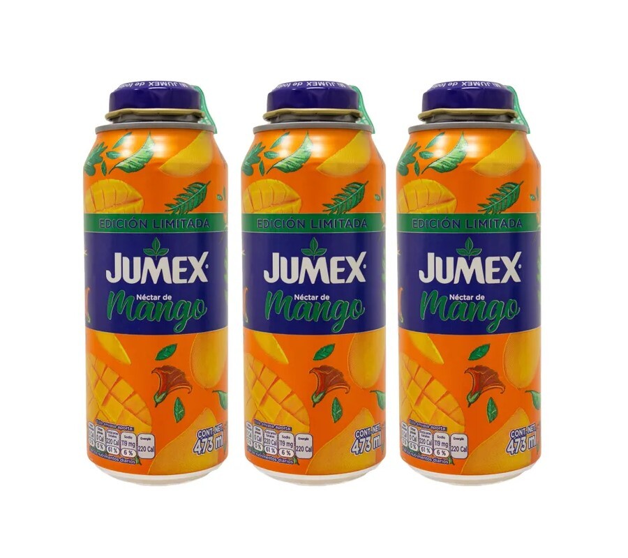 Нектар Jumex Mango Nectar (Джумэкс Манго БЕЗ САХАРА) / 3 бутылки по 473 мл....