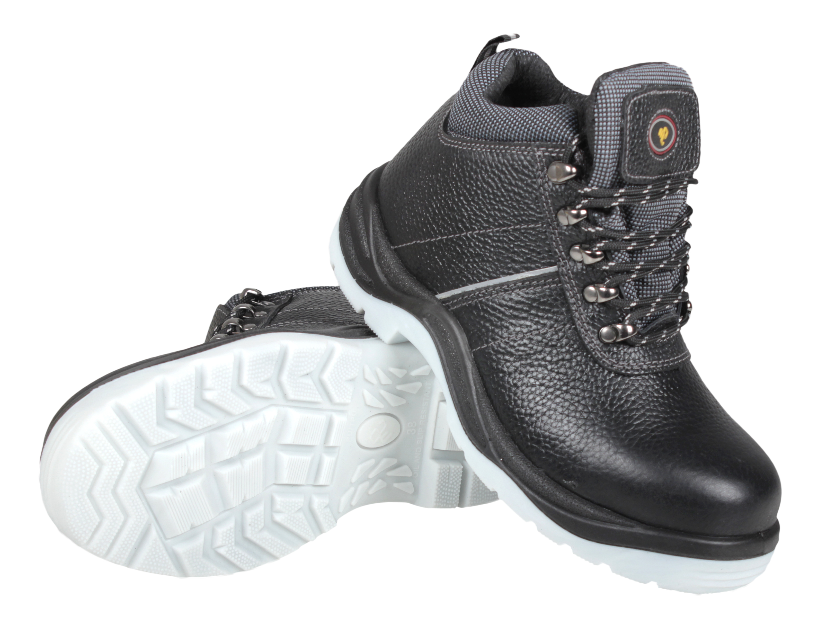 Ботинки мистраль зима sj8055-w пу/пу с мп и мс искус. Шерсть мп. 39 (120089). 1201. Ботинки рабочие пу тпу.