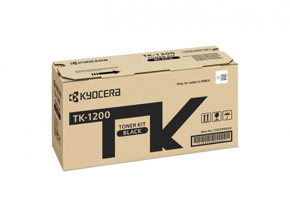 Картридж Kyocera TK-1200 (1T02VP0RU0) для Kyocera P2335d/ P2335dn/ P2335dw/ M2235dn/ M2735dn/ M2835dw, black, 3000 страниц