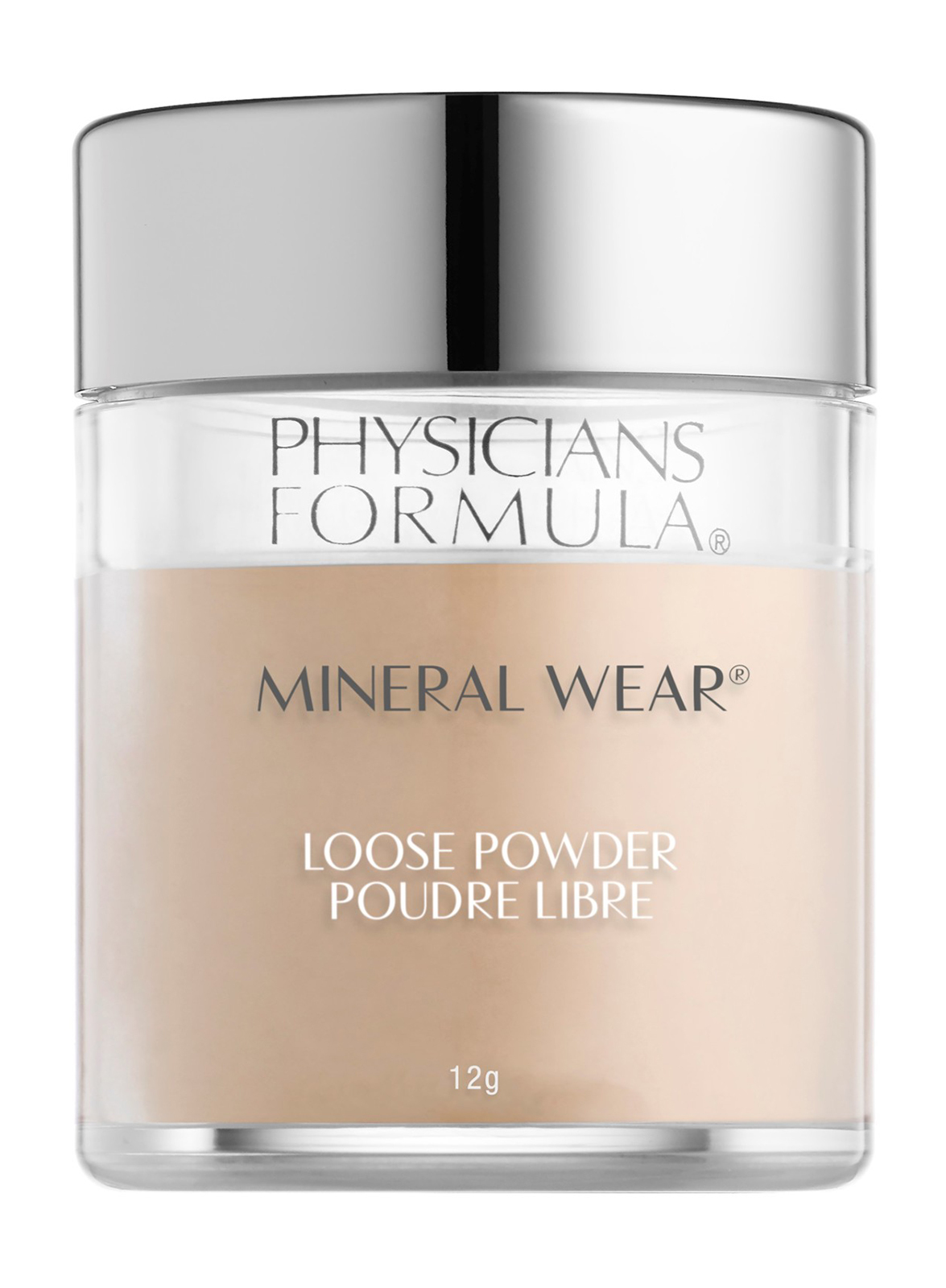 PHYSICIANSFORMULAПудрарассыпчатаядлялицаMineralWearLoosePowderминеральная,12г,Прозрачный