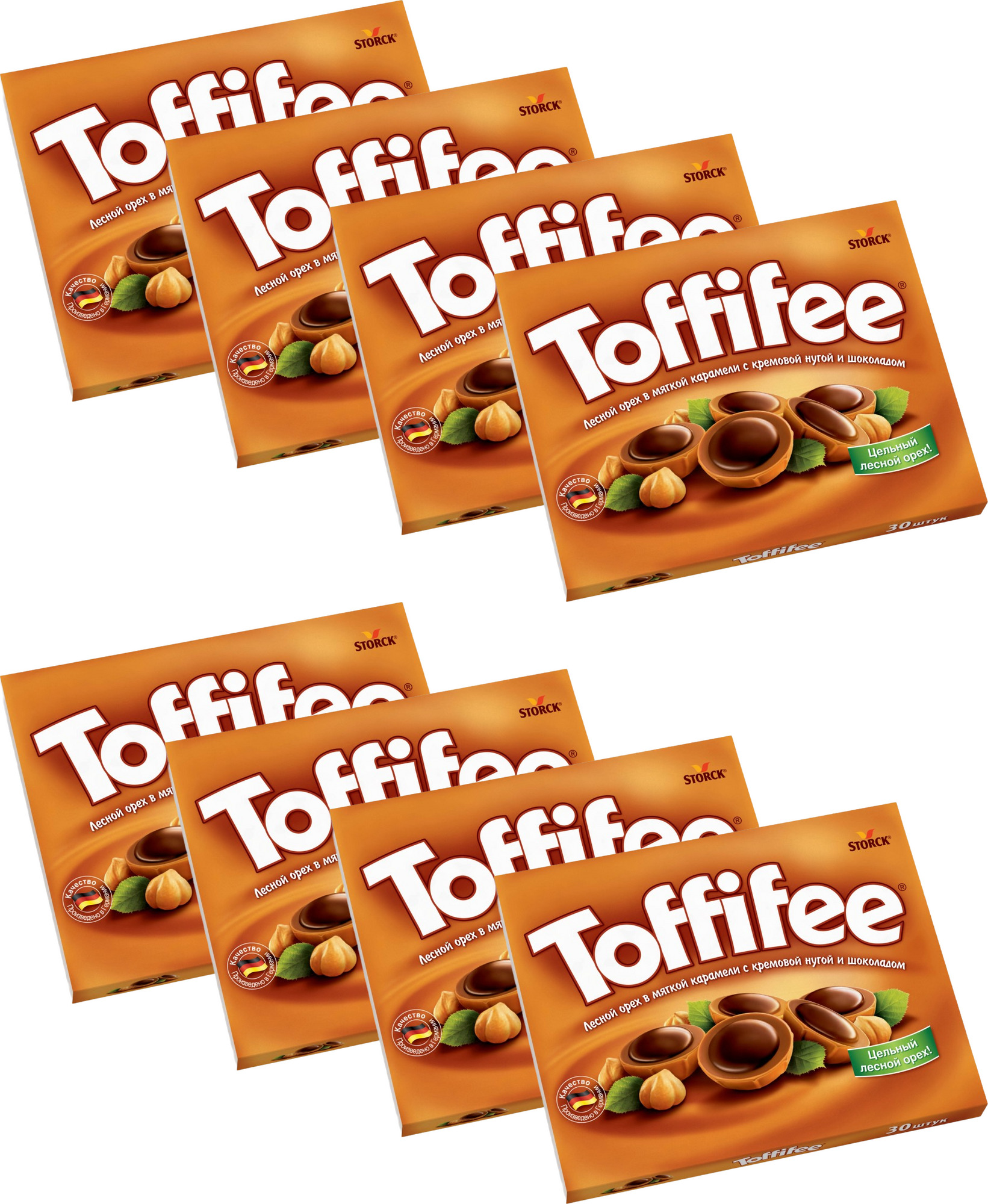 Конфеты Toffifee Лесной орех белый