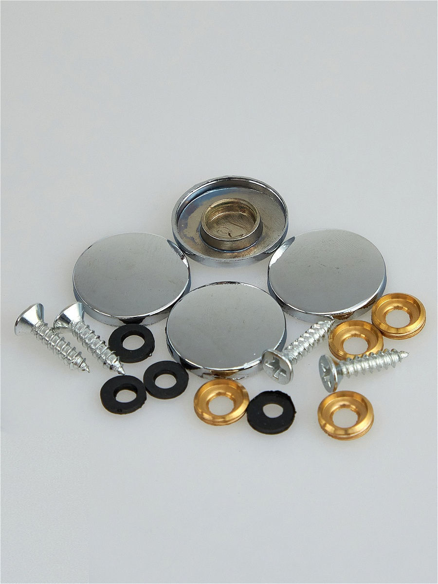 Серая). Шайба без отверстия 25мм. Dk комплект заглушек (6шт) под саморез хром 9036. Заглушка анкера 16мм. Заглушка декоративная металлическая.