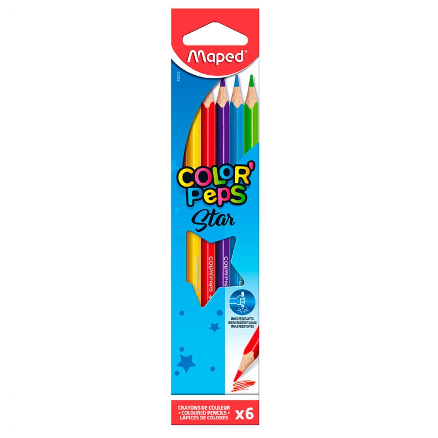 Цветные карандаши 6. Карандаши Maped Color Peps 72. Maped цветные карандаши Color Peps 6 цветов. Maped Color Peps карандаши. Maped Color Peps Star 72 Color 832072.