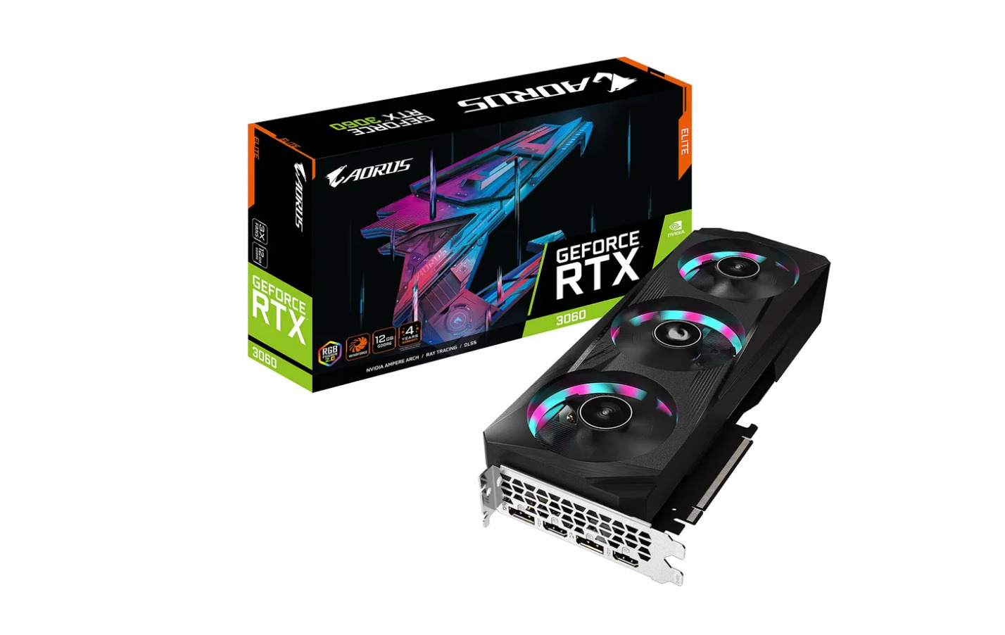 Видеокарта Gigabyte GeForce RTX 3060, 12 ГБ GDDR6 - купить по низким ценам ...