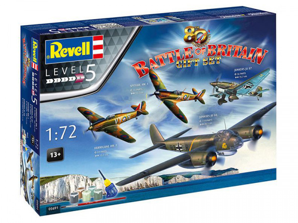 Сборная модель Revell 05691RE Подарочный набор 80летие Битвы за Британию Масштаб 1/72