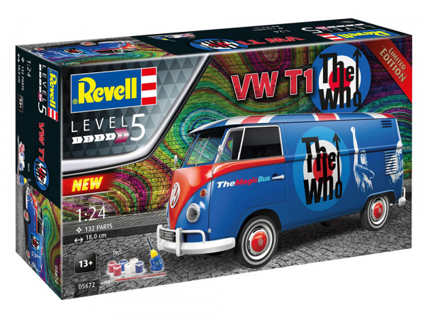 Сборная модель Revell Подарочный набор VW T1 quot;The Whoquot;