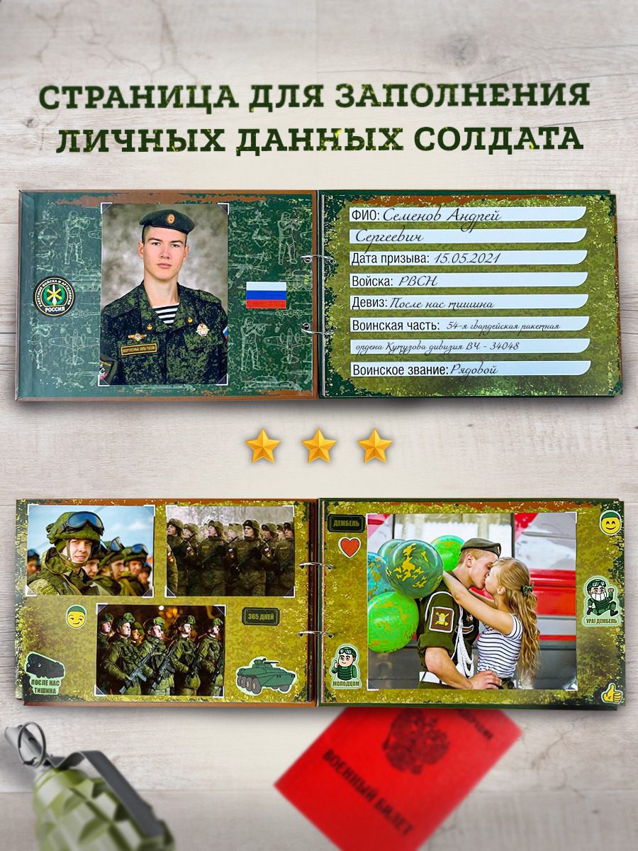 Дембельский альбом оформление