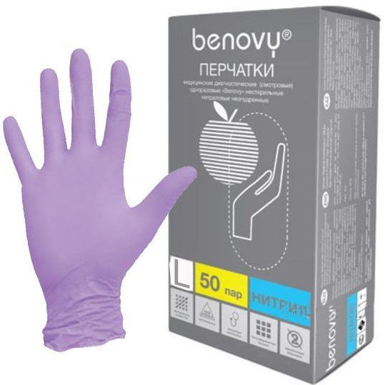 Перчатки нитриловые s Озон