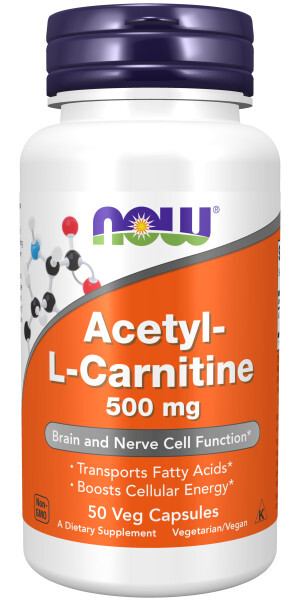 NOWАцетилL-карнитинAcetylL-Carnitine500mg50капс