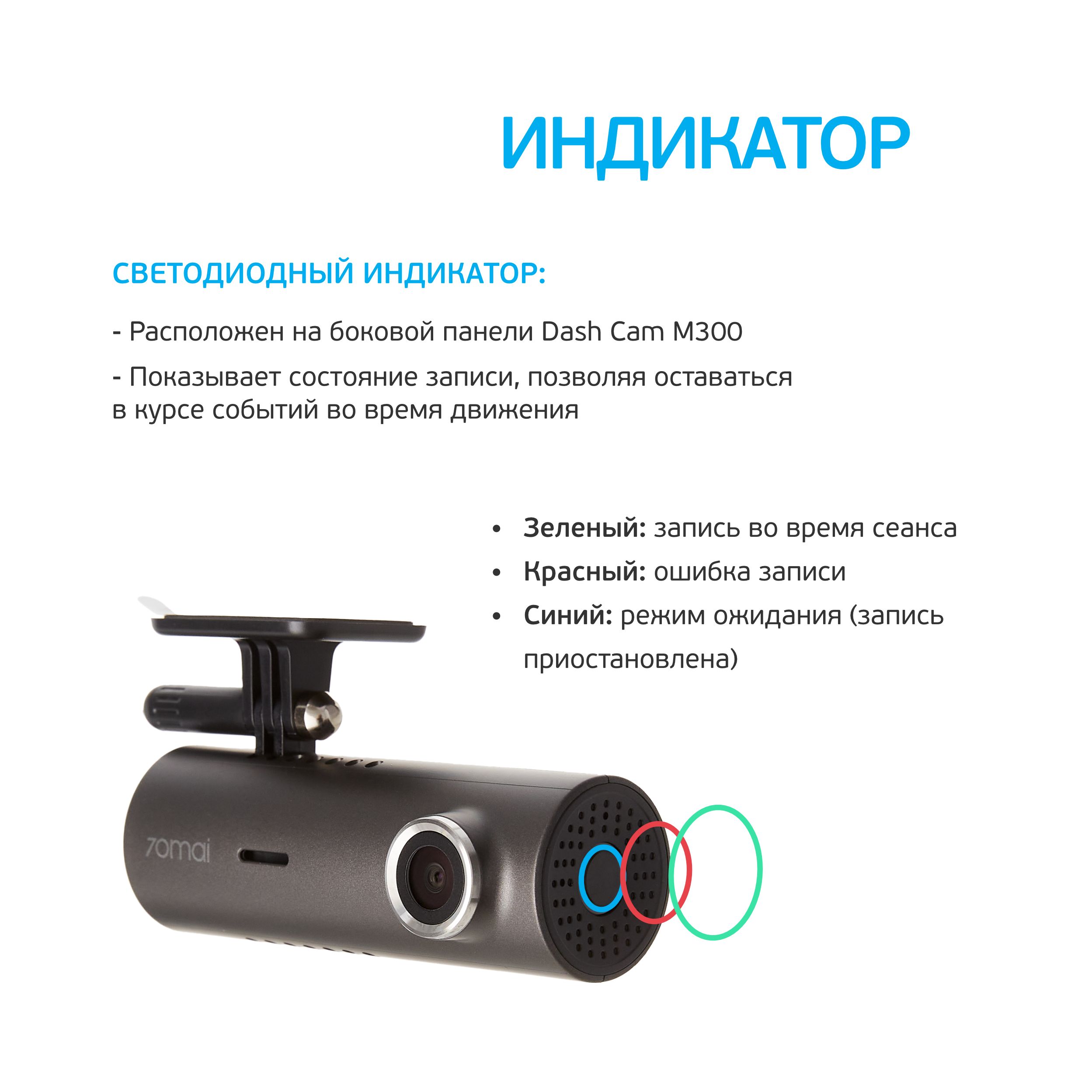 Купить Регистратор 70 Mai Dash Cam M300