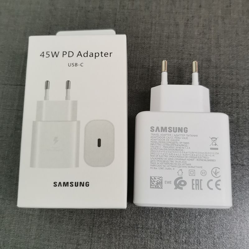 Adapter 45 w samsung. Зарядное устройство samsung 45w. Фото оригинально зарядного блока самсун на 45 ват. Samsung 45 w. Зарядка samsung 45w.
