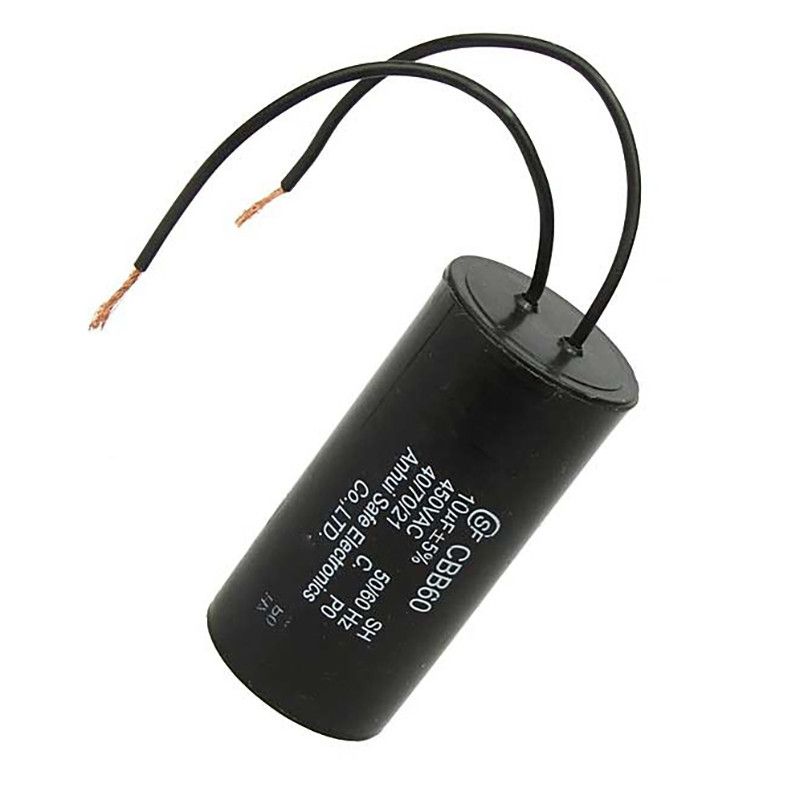 CBB6010uF450VWIRE(SAIFU)Конденсаторпусковой