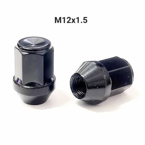 Колесные гайки черные М12х1.5 Ellis Италия