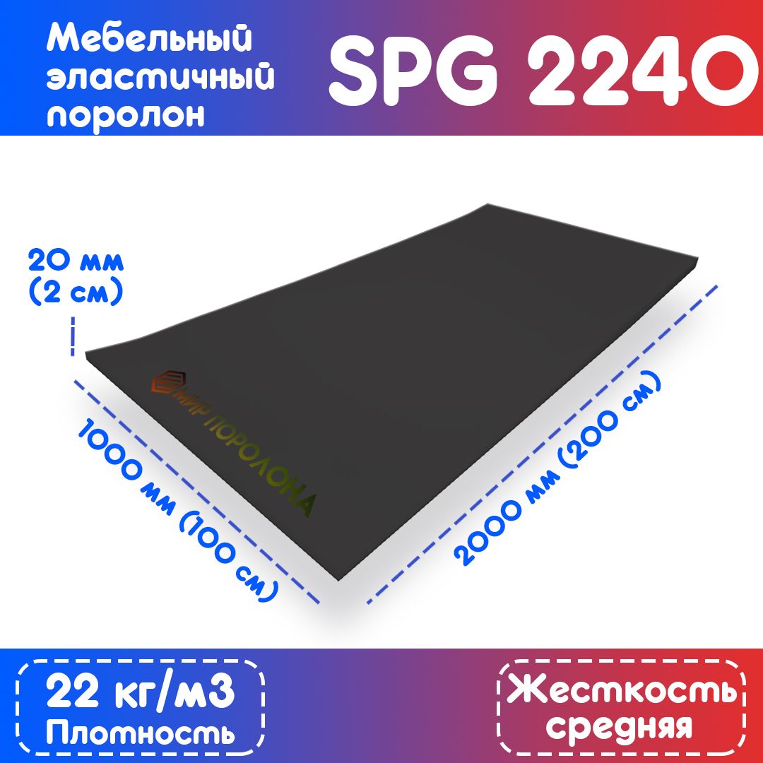Поролон Черный 20Мм купить на OZON по низкой цене
