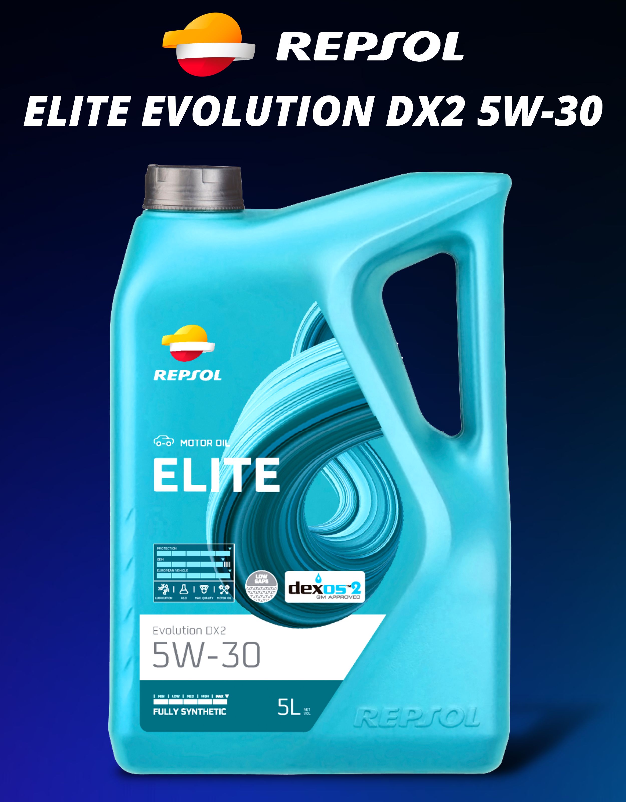 Repsol elite evolution long life 5w30