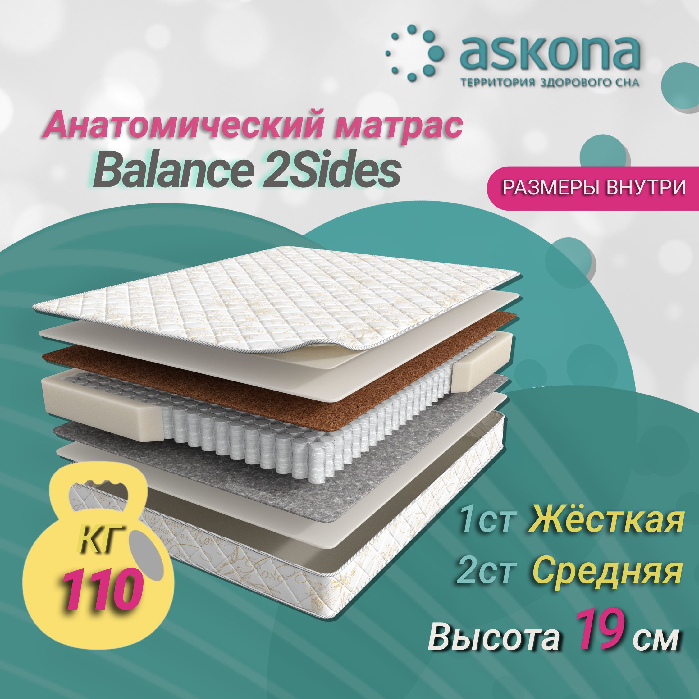 матрас askona balance forma 160x200