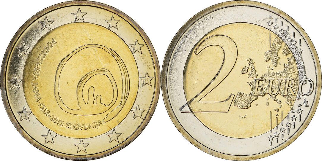 Памятные 2 евро 2024. 2 Евро юбилейные. 2 Евро Словения. Монета 2 евро Словения 2017.