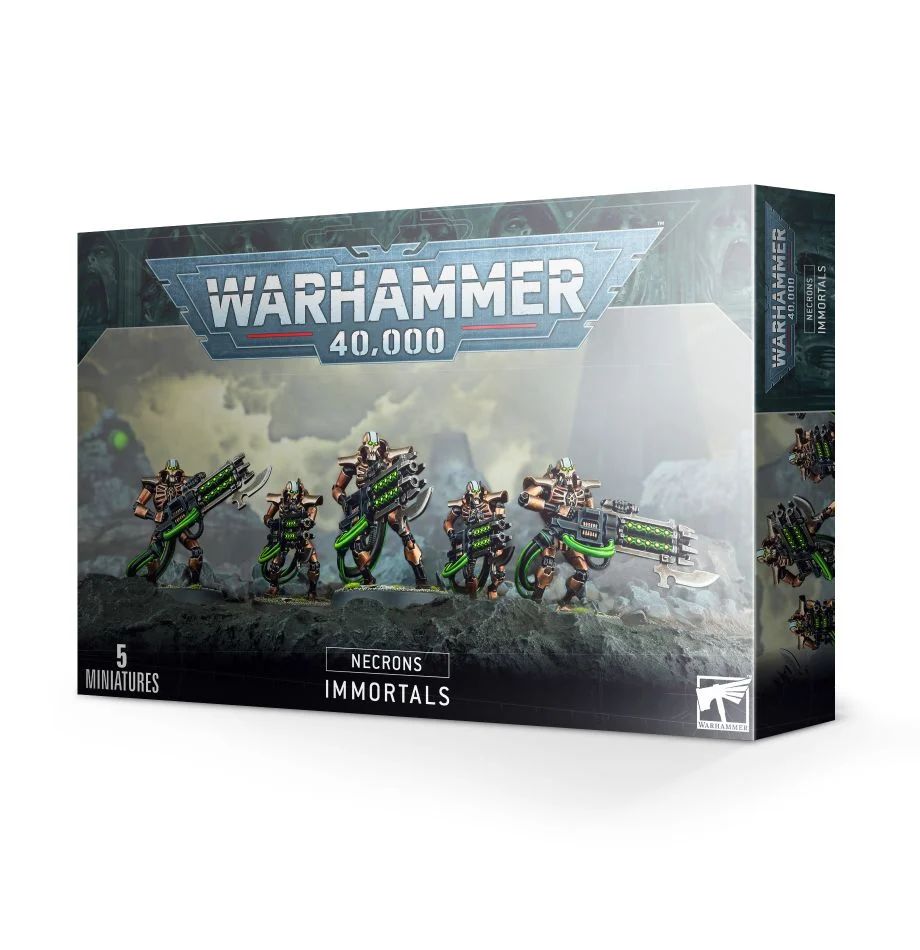 Набор пластиковых моделей Warhammer 40000 Necron: Immortals / Deathmarks