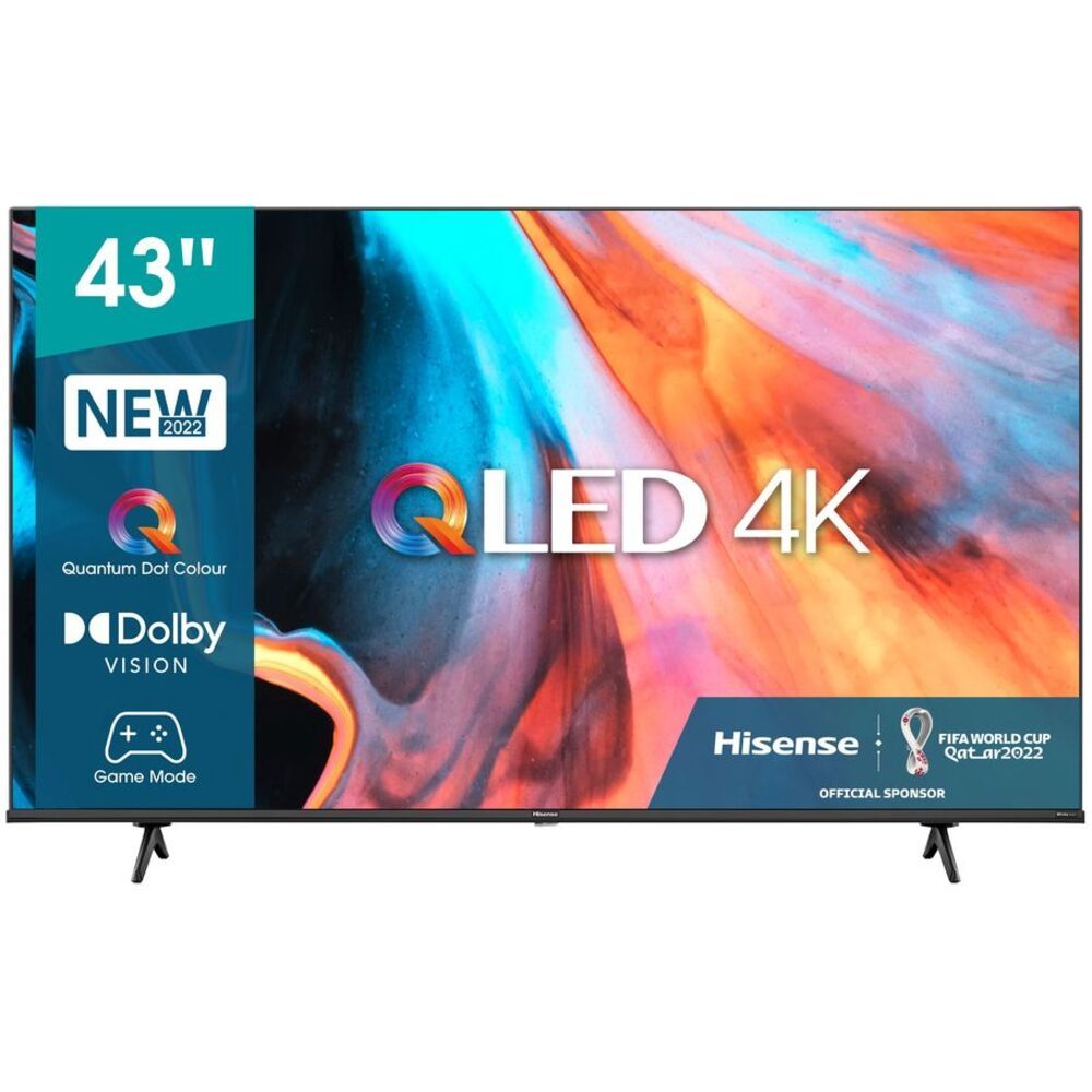 HisenseТелевизор43E7HQ43"4KUHD,черный