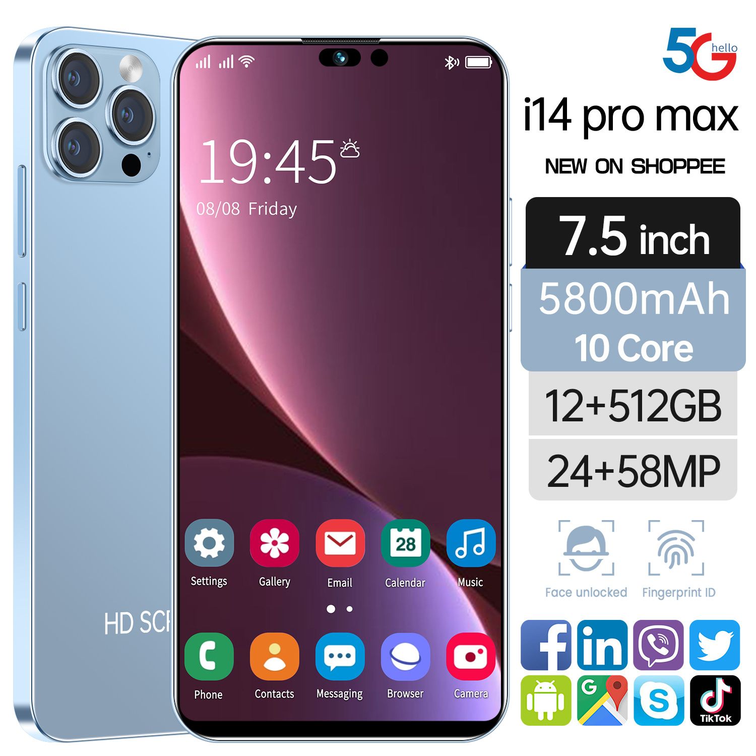 Смартфон i15 pro max neo