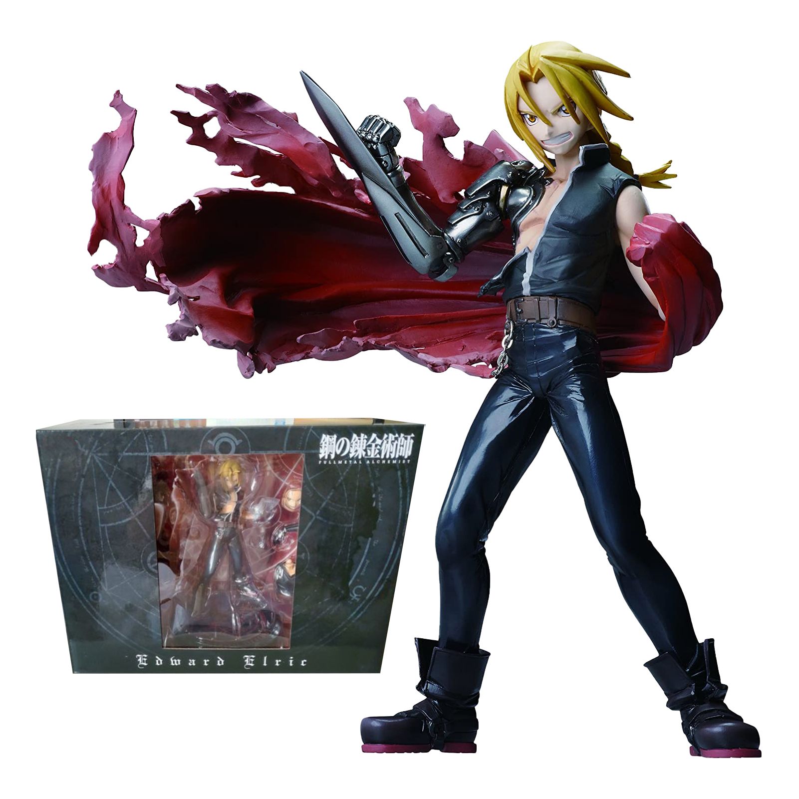 Аниме Фигурка Эдвард Элрик / Edward Elric - Стальной алхимик / Fullmetal  Alchemist 18cm - купить с доставкой по выгодным ценам в интернет-магазине  OZON (1265026366)