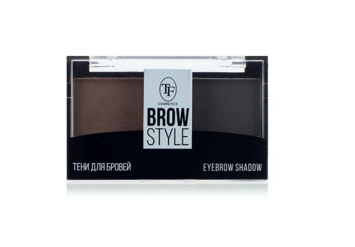 TRIUMPF Тени для бровей BROW STYLE, тон 53 Темно-коричневый и черный бархат