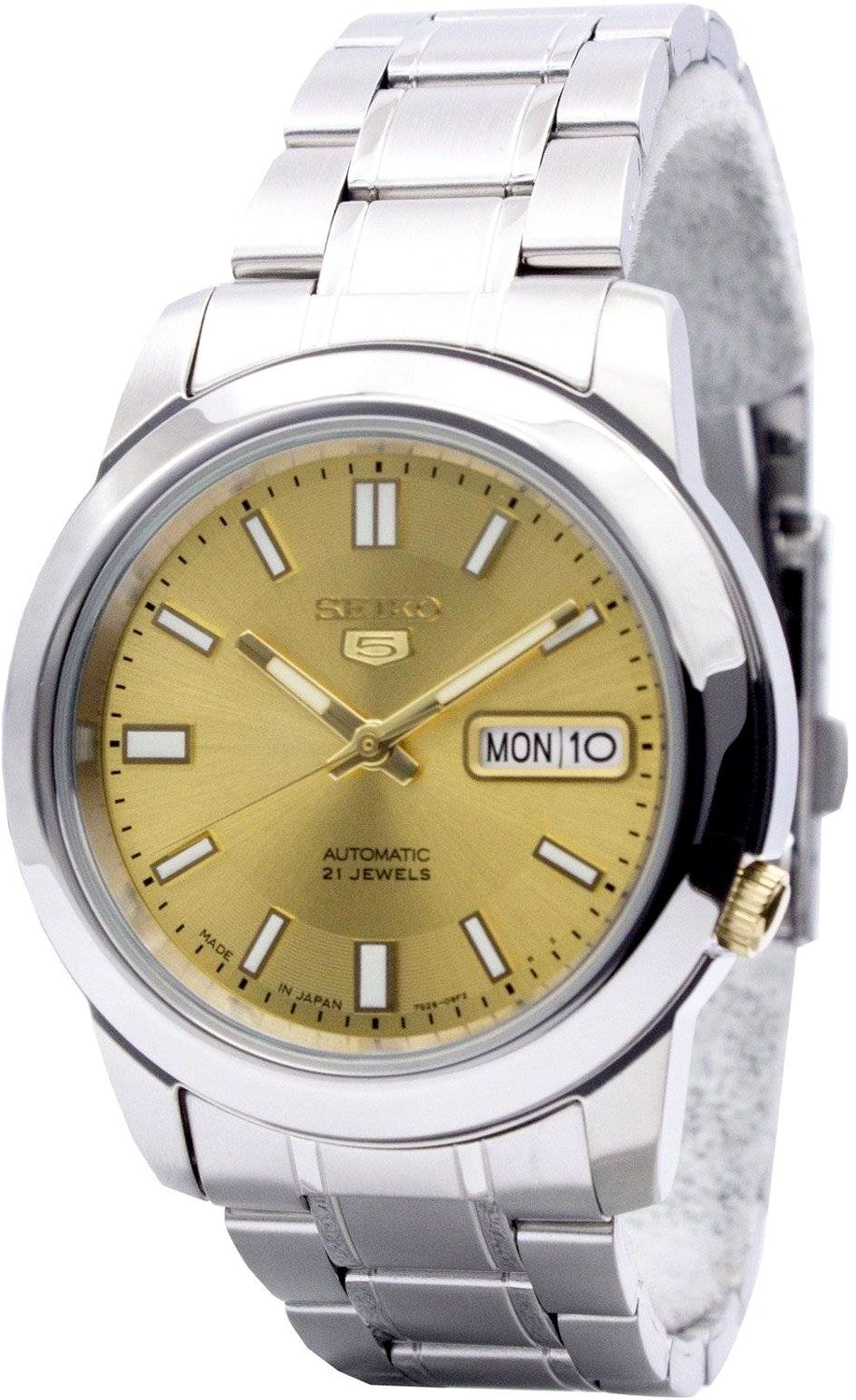 Seiko 5 automatic 21 jewels. Seiko automatic 21 jewels water resistant ststeel.
