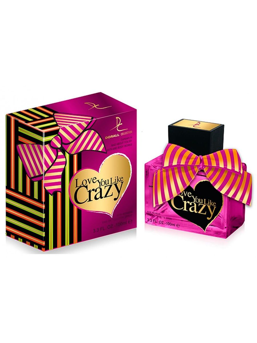 DorallCollectionТуалетнаяводаDORALLCOLLECTIONТуалетнаяводадляженщинLOVEYOULIKECRAZY100мл100мл